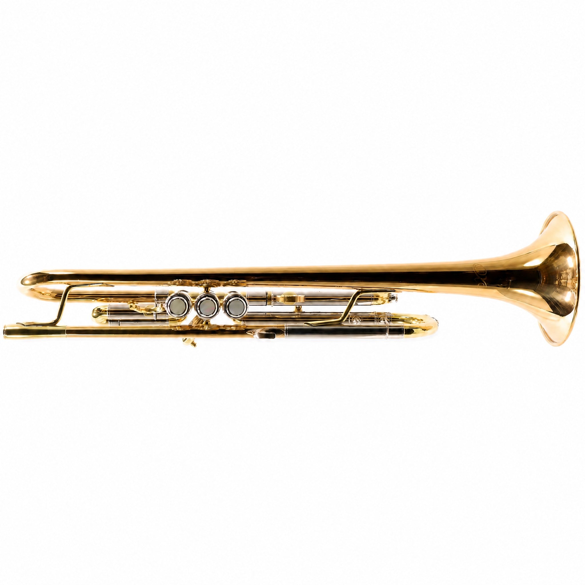Jupiter XO 1602RL Professional Bb Trumpet in Gold Lacquer with Silver Trim