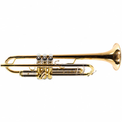 Jupiter XO 1602RL Professional Bb Trumpet in Gold Lacquer with Silver Trim