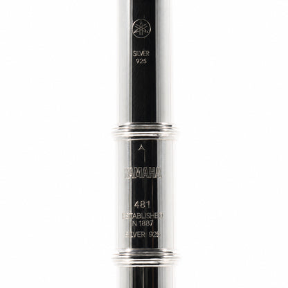 Yamaha YFL-481 Intermediate Concert Flute in Solid Silver