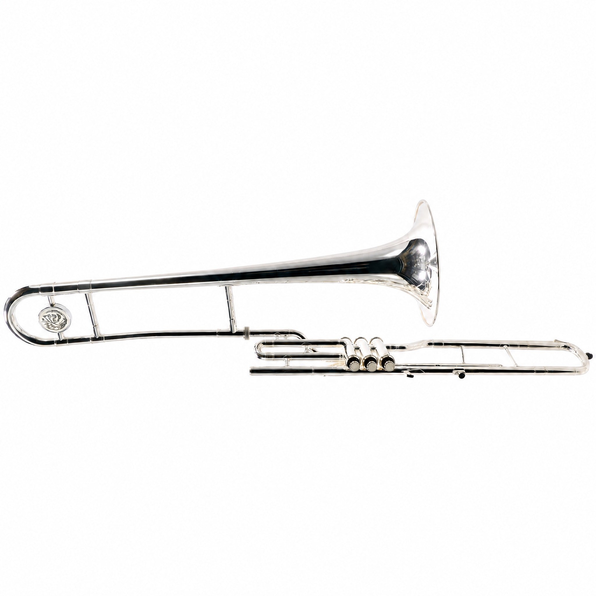 Jupiter JTB720VSQ Student C Valve Trombone in Silver Plate