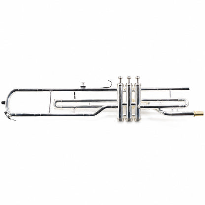 Jupiter JTB720VSQ Student C Valve Trombone in Silver Plate
