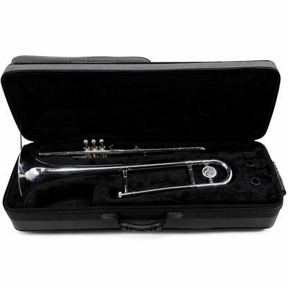 Jupiter JTB720VSQ Student C Valve Trombone in Silver Plate