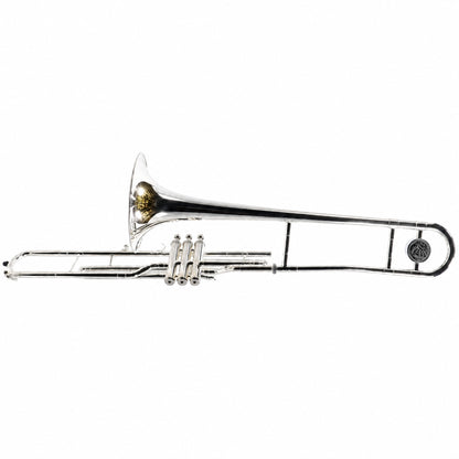 Jupiter JTB720VSQ Student C Valve Trombone in Silver Plate