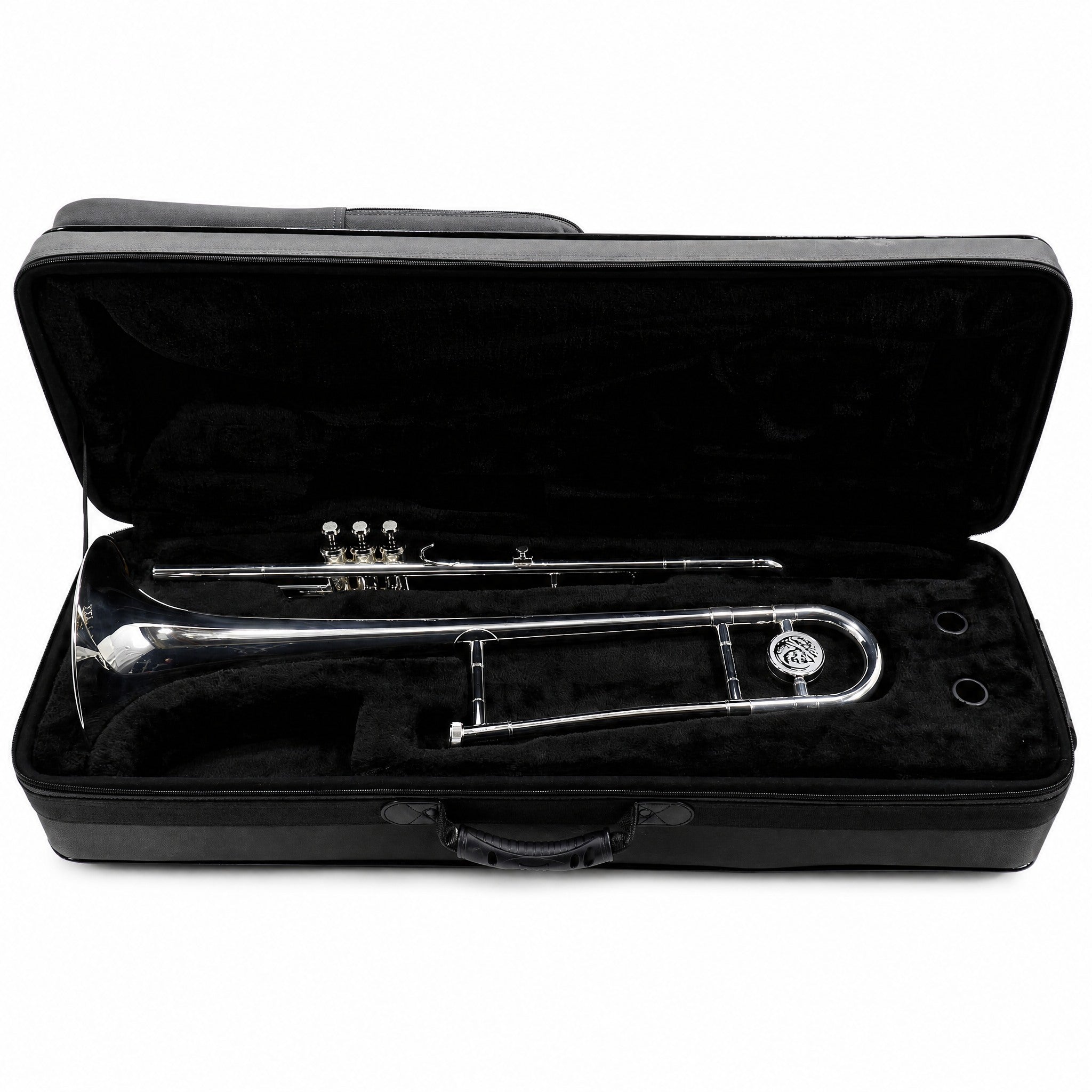 Jupiter JTB720VSQ Student C Valve Trombone in Silver Plate