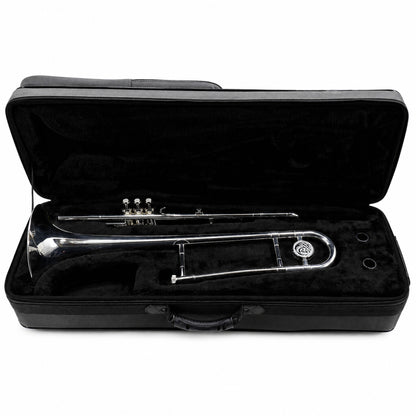 Jupiter JTB720VSQ Student C Valve Trombone in Silver Plate