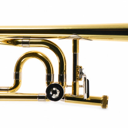 Jupiter JTB1150FOQ Intermediate Bb/F Tenor Trombone in Clear Lacquer