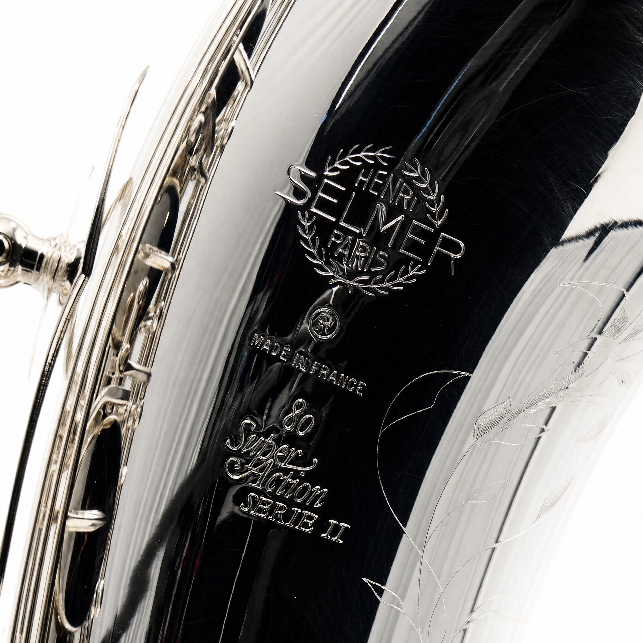 Selmer Paris Super Action 80 Serie II Tenor Saxophone in Silver Plate