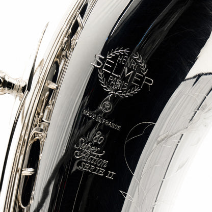 Selmer Paris Super Action 80 Serie II Tenor Saxophone in Silver Plate