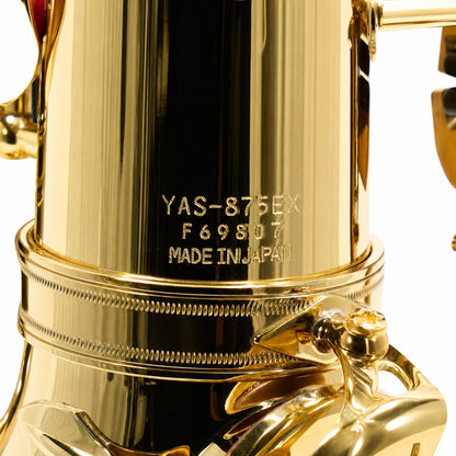 Yamaha YAS-875EXII 'Custom EX' Professional Alto Saxophone in Gold Lacquer