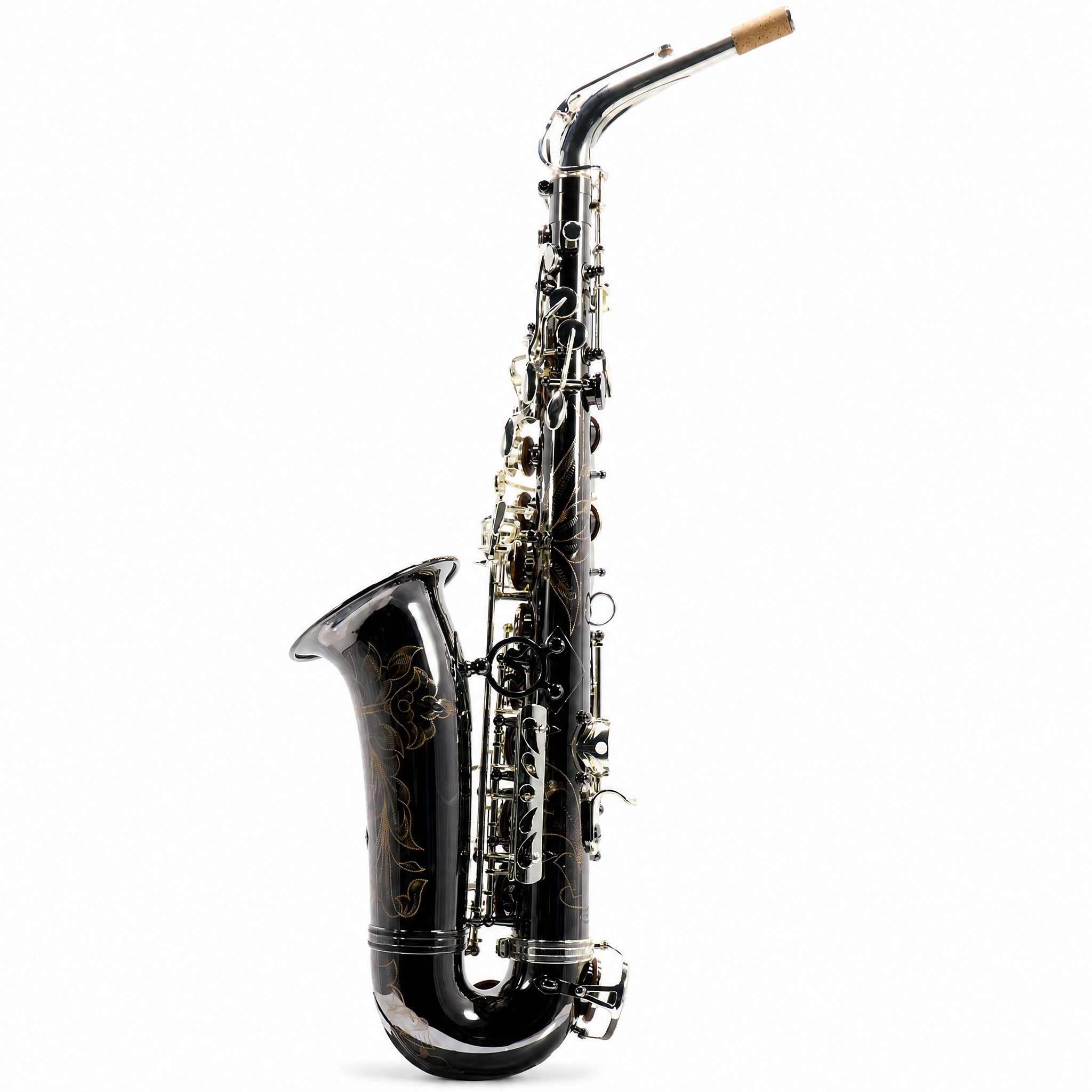Selmer SAS711B Professional Eb Alto Saxophone in Black Nickel
