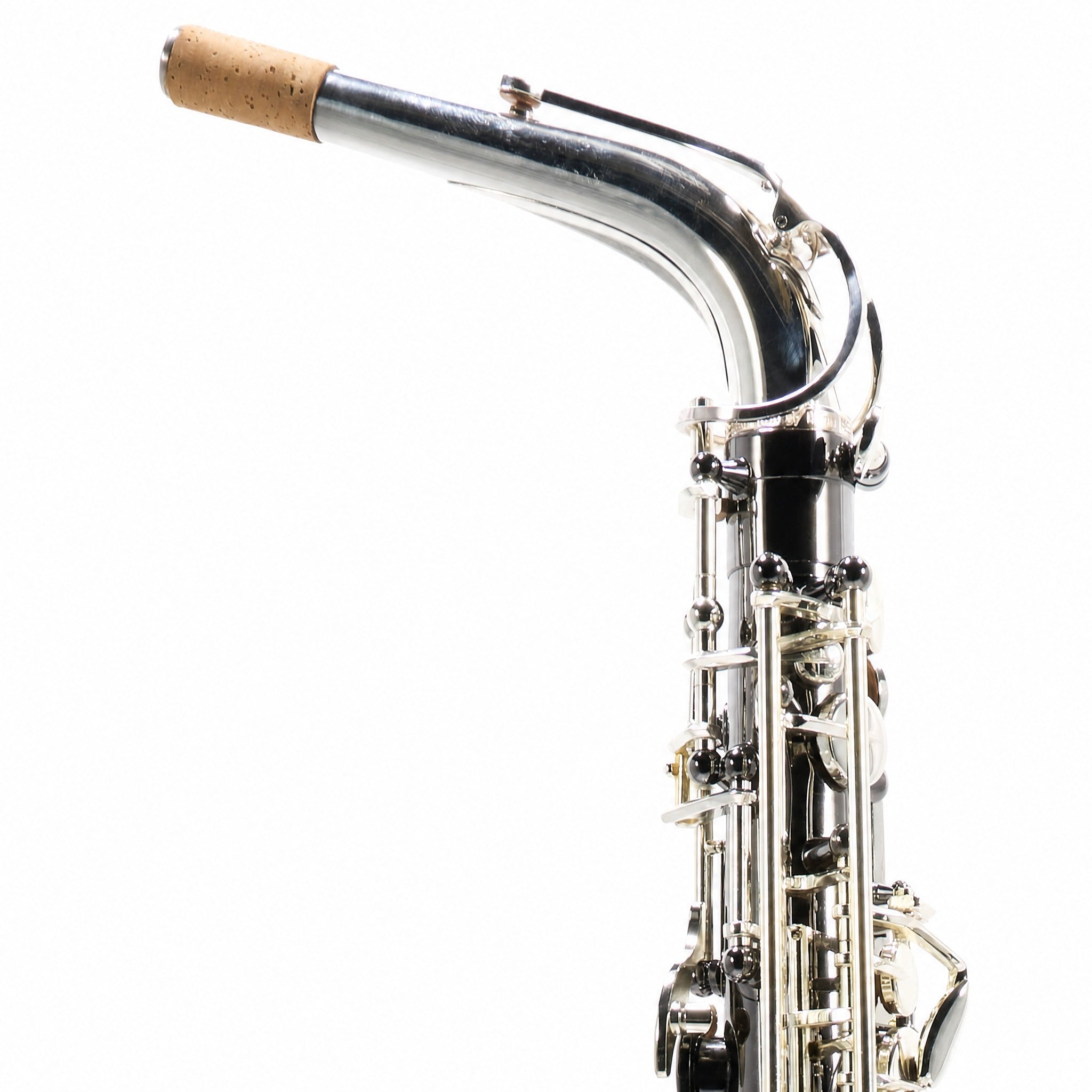 Selmer SAS711B Professional Eb Alto Saxophone in Black Nickel