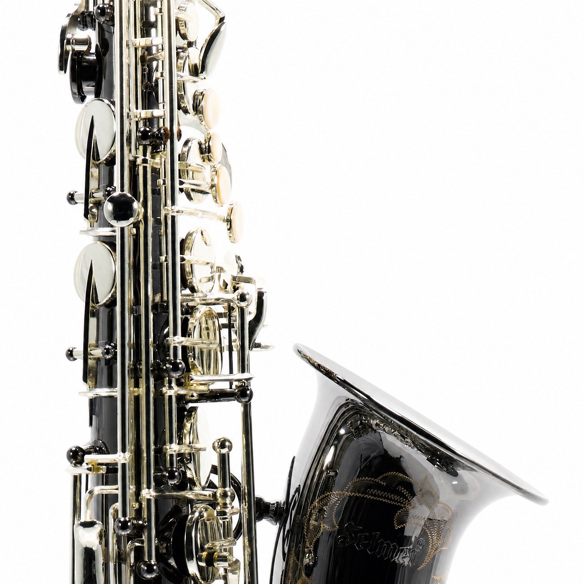 Selmer SAS711B Professional Eb Alto Saxophone in Black Nickel