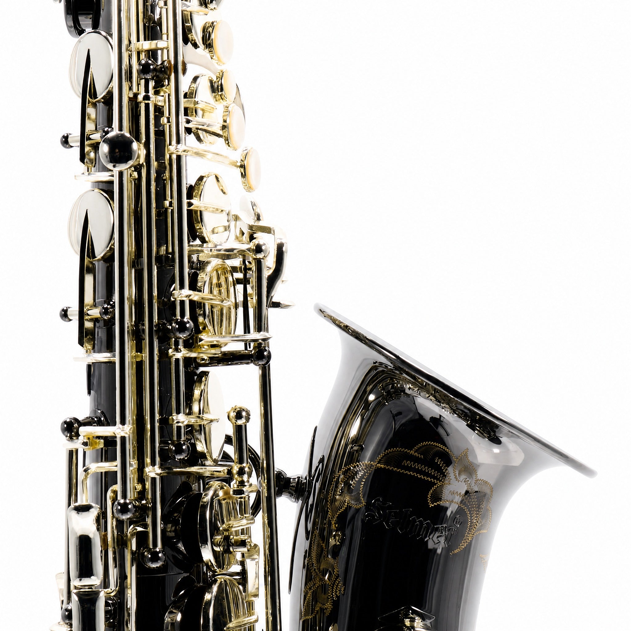 Selmer SAS711B Professional Alto Saxophone in Black Nickel