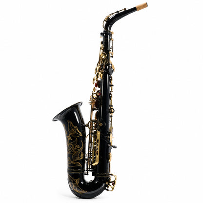Yamaha YAS-82ZIIB 'Custom Z' Professional Eb Alto Saxophone in Black Lacquer