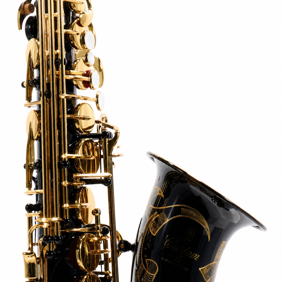 Yamaha YAS-82ZIIB 'Custom Z' Professional Eb Alto Saxophone in Black Lacquer