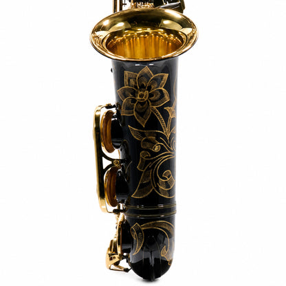 Yamaha YAS-82ZIIB 'Custom Z' Professional Eb Alto Saxophone in Black Lacquer