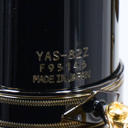 Yamaha YAS-82ZIIB 'Custom Z' Professional Eb Alto Saxophone in Black Lacquer