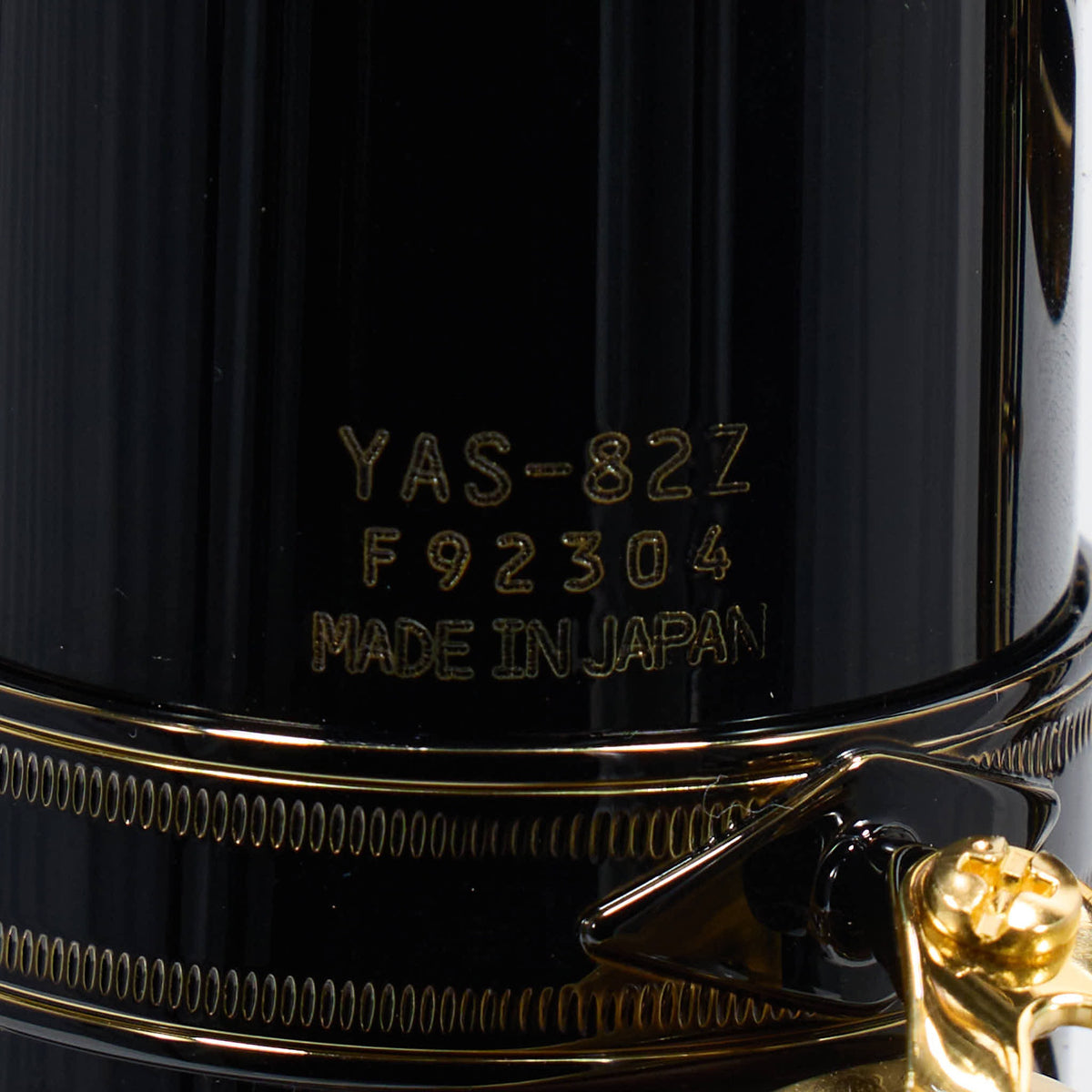 Yamaha YAS-82ZIIB 'Custom Z' Professional Eb Alto Saxophone in Black Lacquer