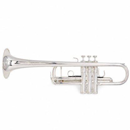 S.E. Shires Q13S Q-Series Professional C Trumpet in Silver Plate