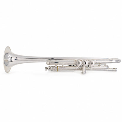 S.E. Shires Q13S Q-Series Professional C Trumpet in Silver Plate