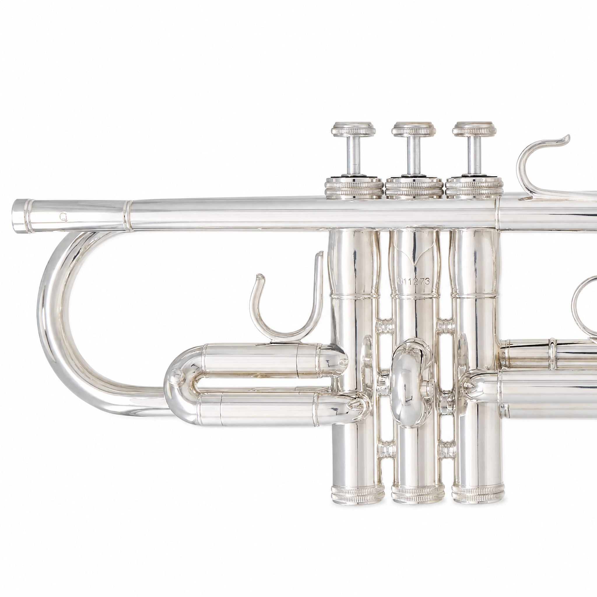 S.E. Shires Q13S Q-Series Professional C Trumpet in Silver Plate