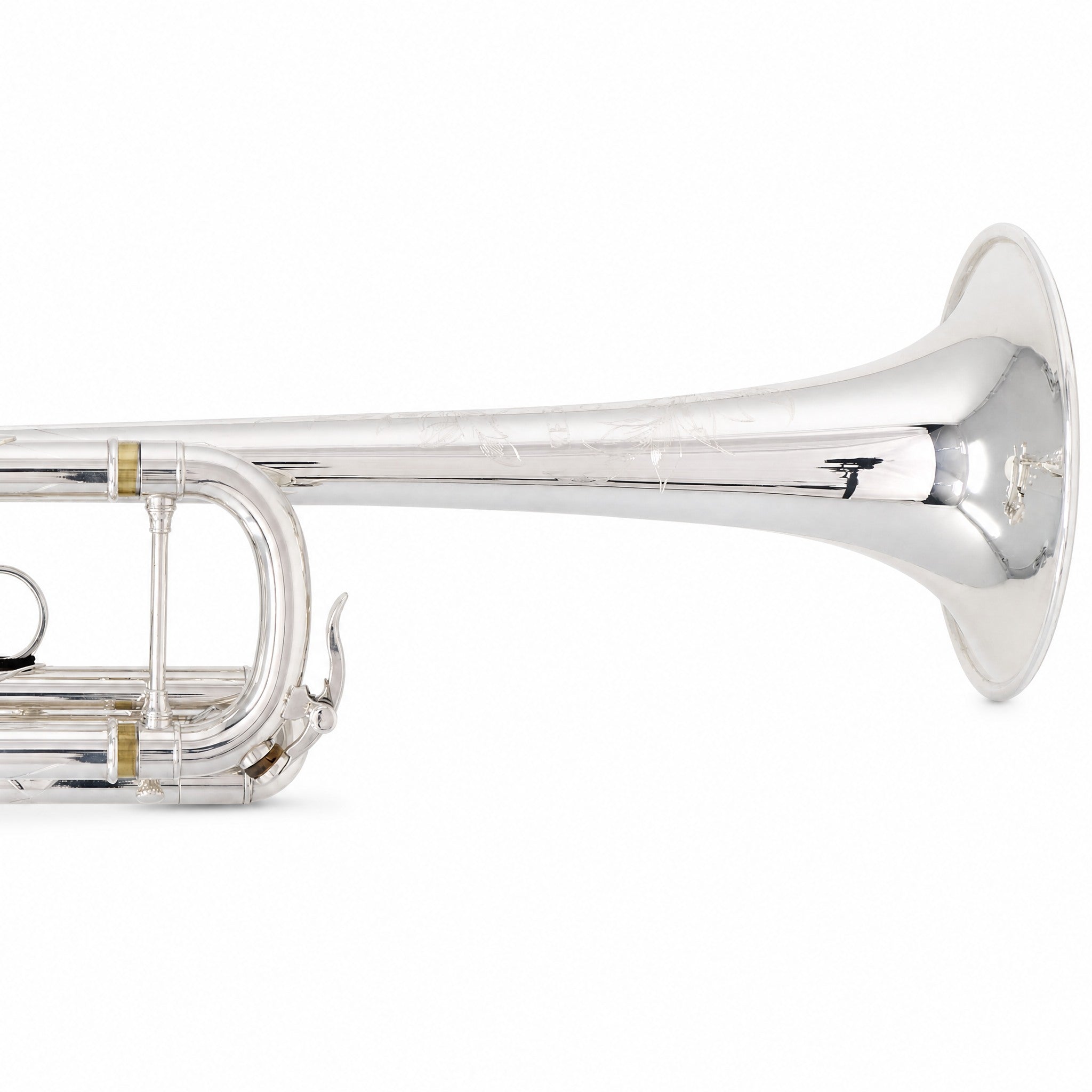 S.E. Shires Q13S Q-Series Professional C Trumpet in Silver Plate