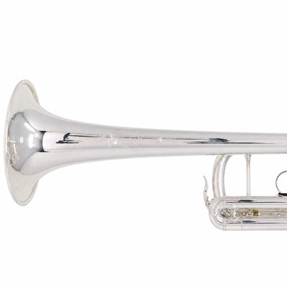 S.E. Shires Q13S Q-Series Professional C Trumpet in Silver Plate