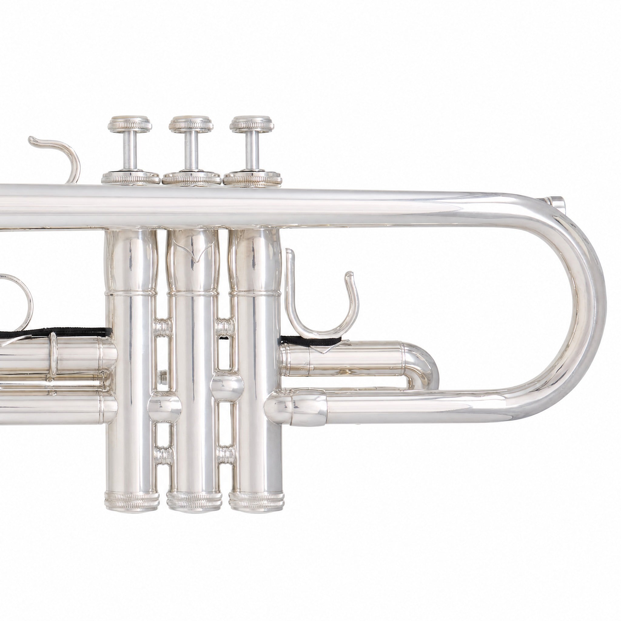 S.E. Shires Q13S Q-Series Professional C Trumpet in Silver Plate