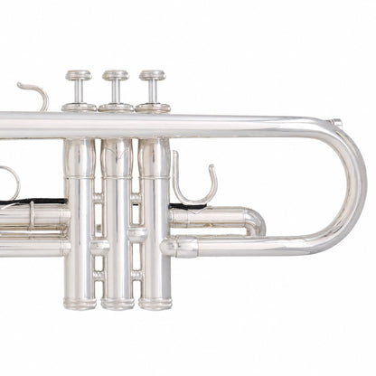 S.E. Shires Q13S Q-Series Professional C Trumpet in Silver Plate