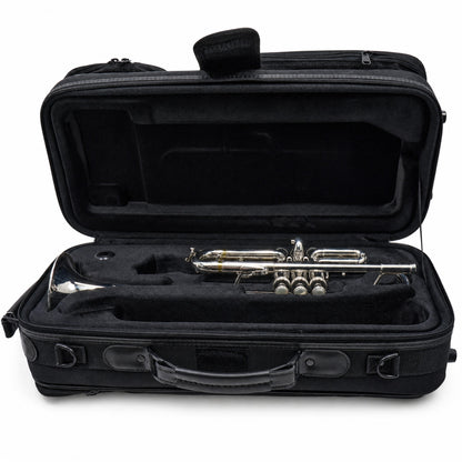 S.E. Shires Q13S Q-Series Professional C Trumpet in Silver Plate
