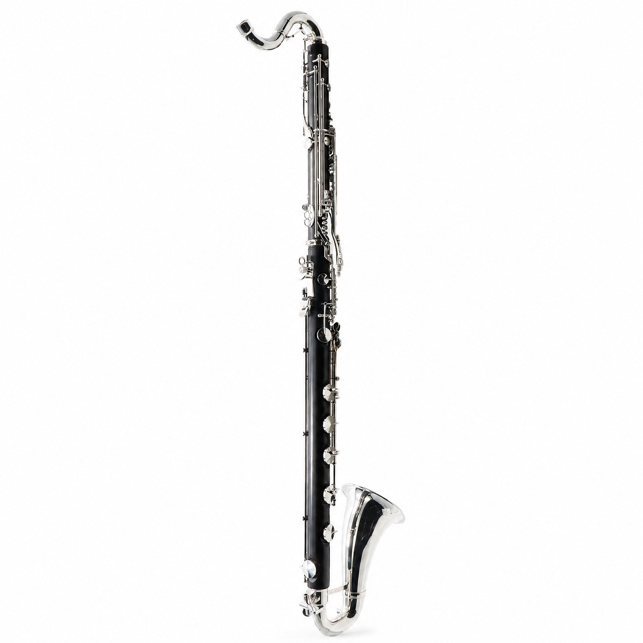 Backun BCLBBQG-C-SK Q-Series Professional Bass Clarinet in Grenadilla with Silver Keys