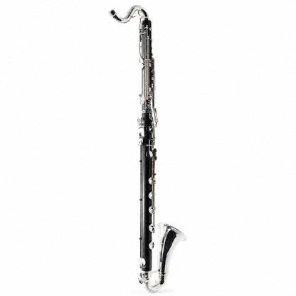 Backun BCLBBQG-C-SK Q-Series Professional Bass Clarinet in Grenadilla with Silver Keys