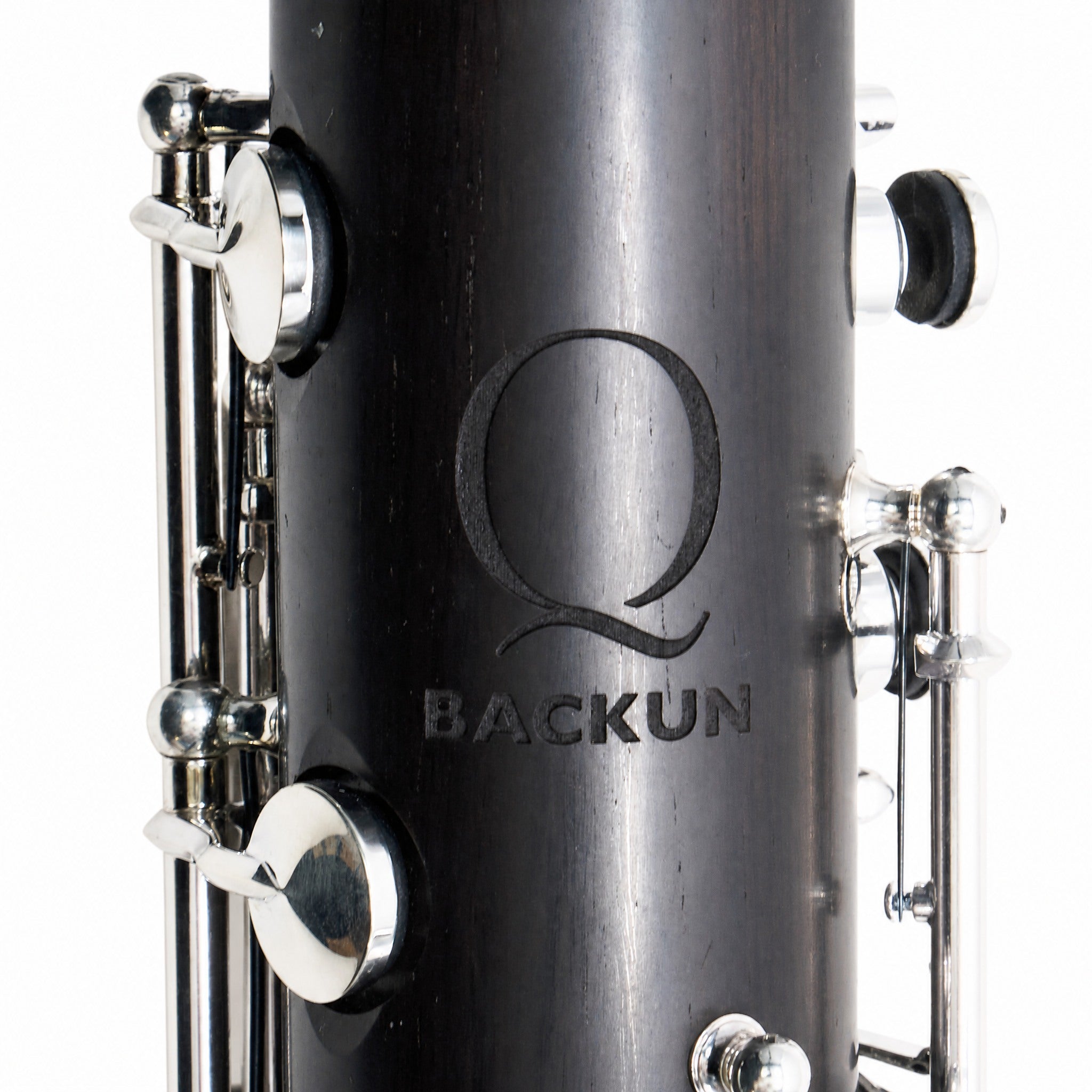 Backun BCLBBQG-C-SK Q-Series Professional Bass Clarinet in Grenadilla with Silver Keys