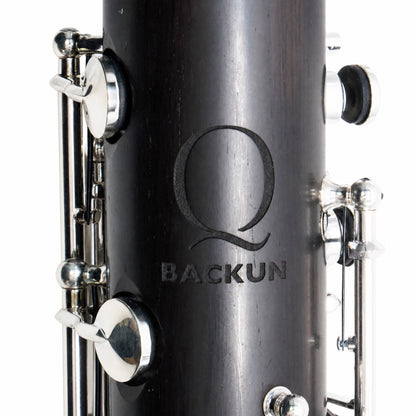 Backun BCLBBQG-C-SK Q-Series Professional Bass Clarinet in Grenadilla with Silver Keys