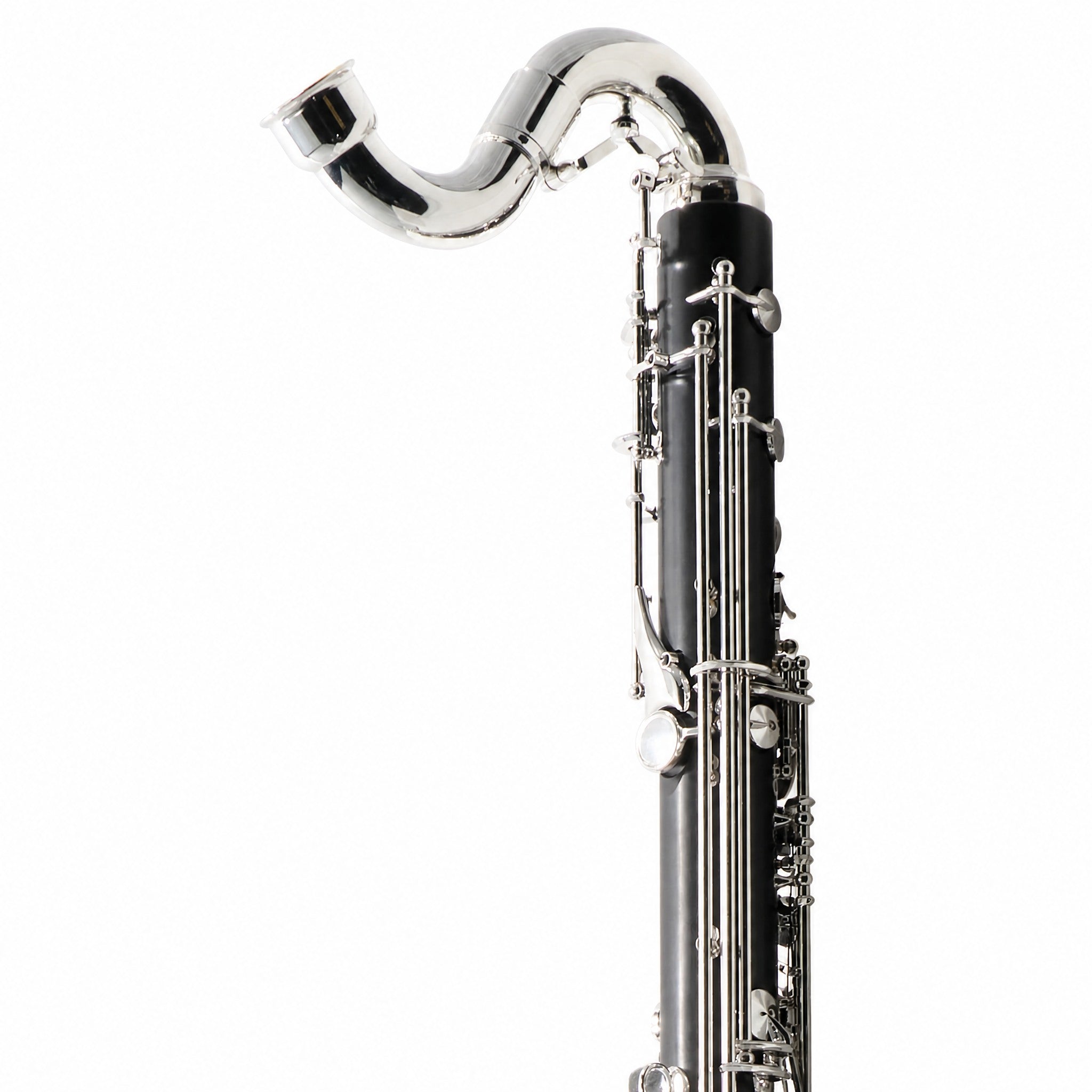 Backun BCLBBQG-C-SK Q-Series Professional Bass Clarinet in Grenadilla with Silver Keys