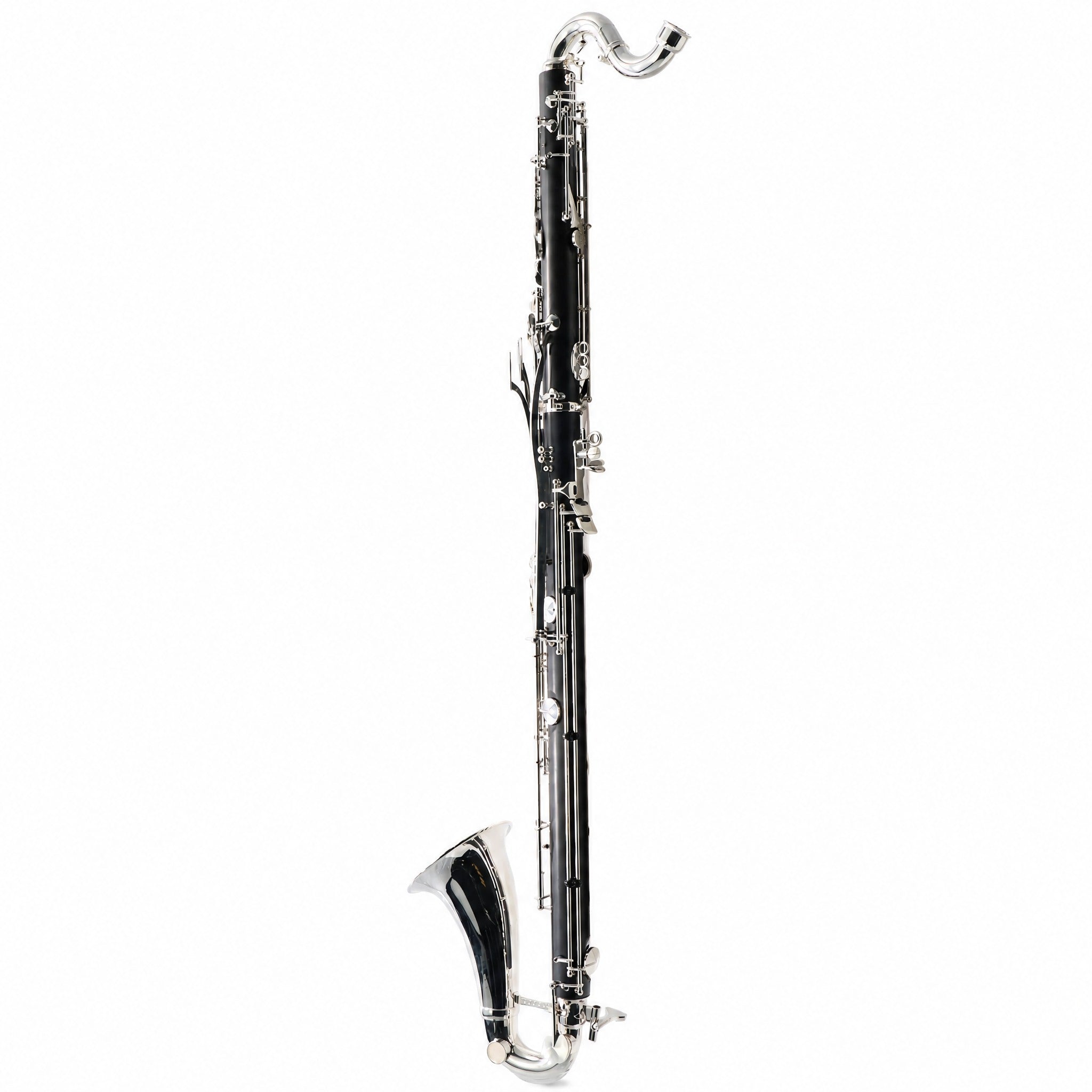 Backun BCLBBQG-C-SK Q-Series Professional Bass Clarinet in Grenadilla with Silver Keys