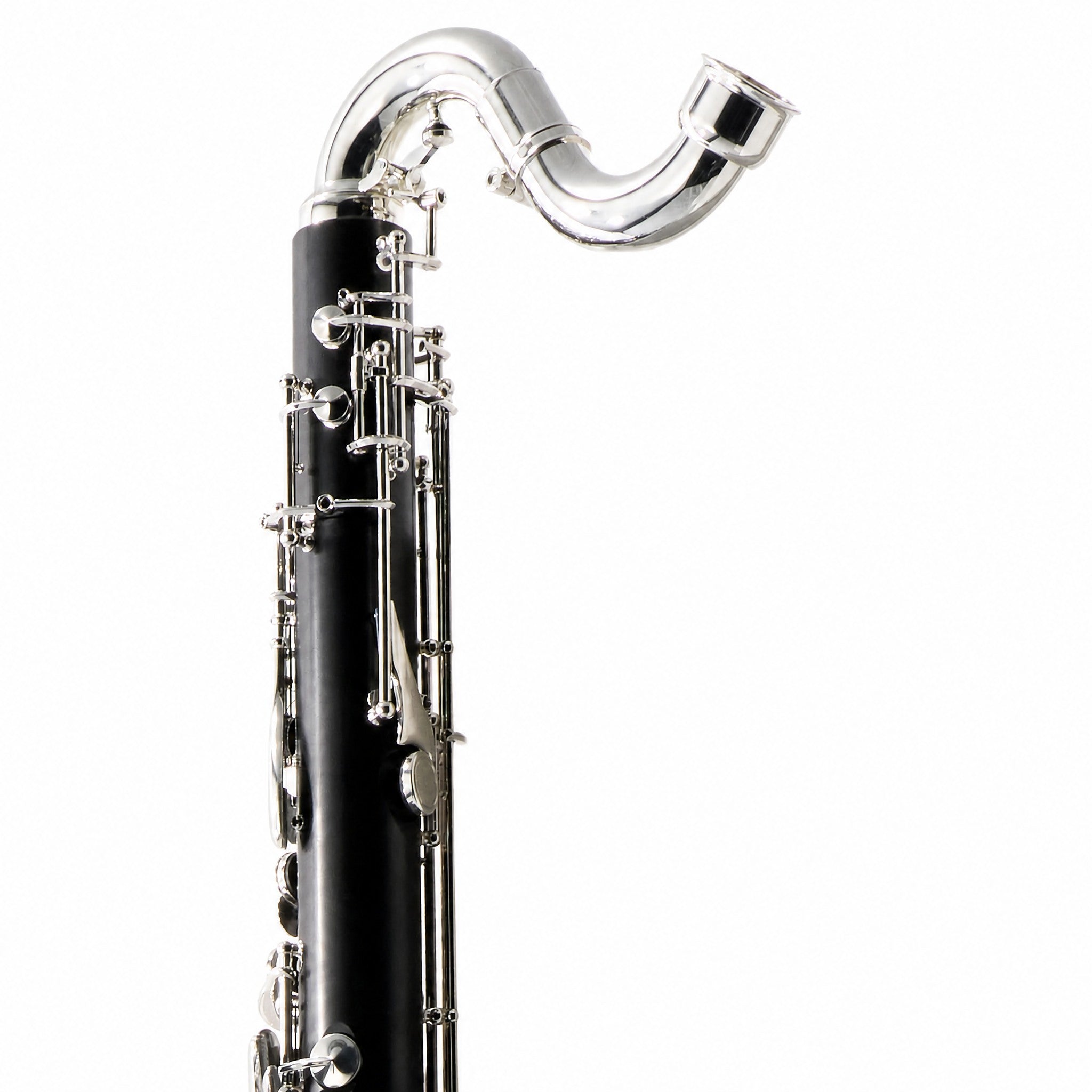 Backun BCLBBQG-C-SK Q-Series Professional Bass Clarinet in Grenadilla with Silver Keys