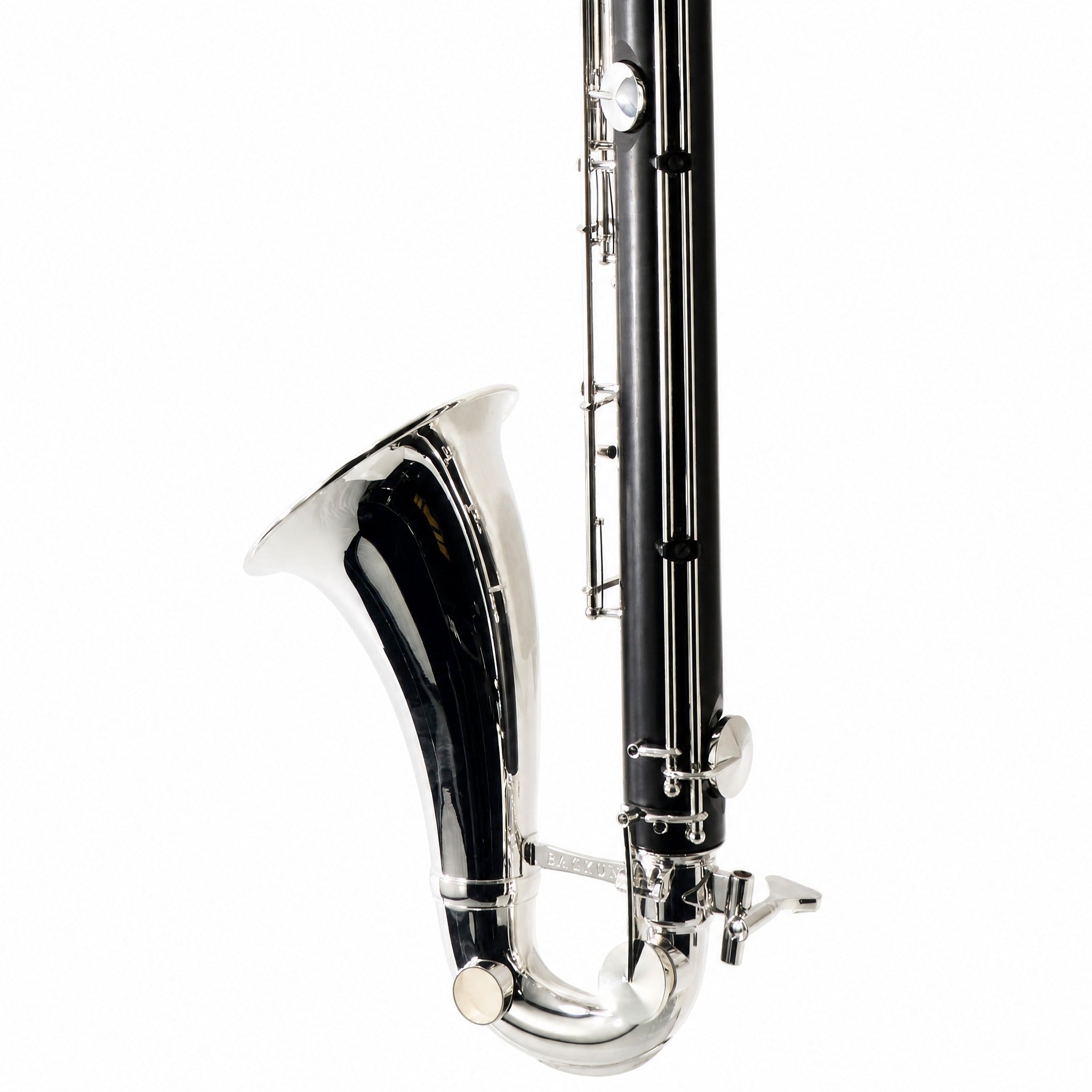 Backun BCLBBQG-C-SK Q-Series Professional Bass Clarinet in Grenadilla with Silver Keys
