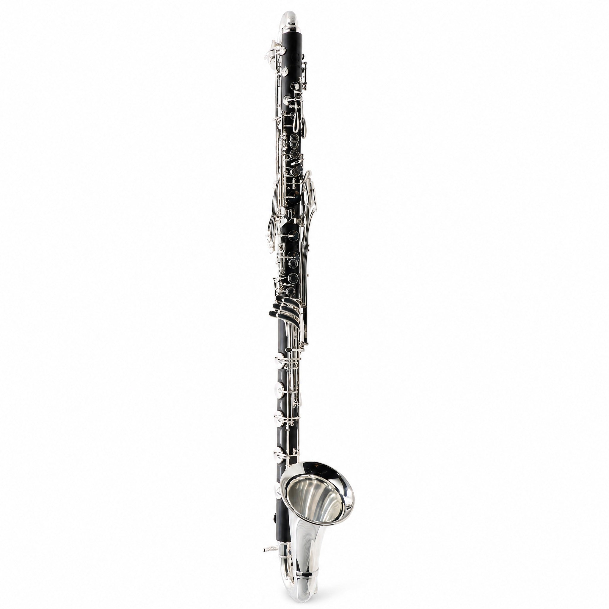 Backun BCLBBQG-C-SK Q-Series Professional Bass Clarinet in Grenadilla with Silver Keys