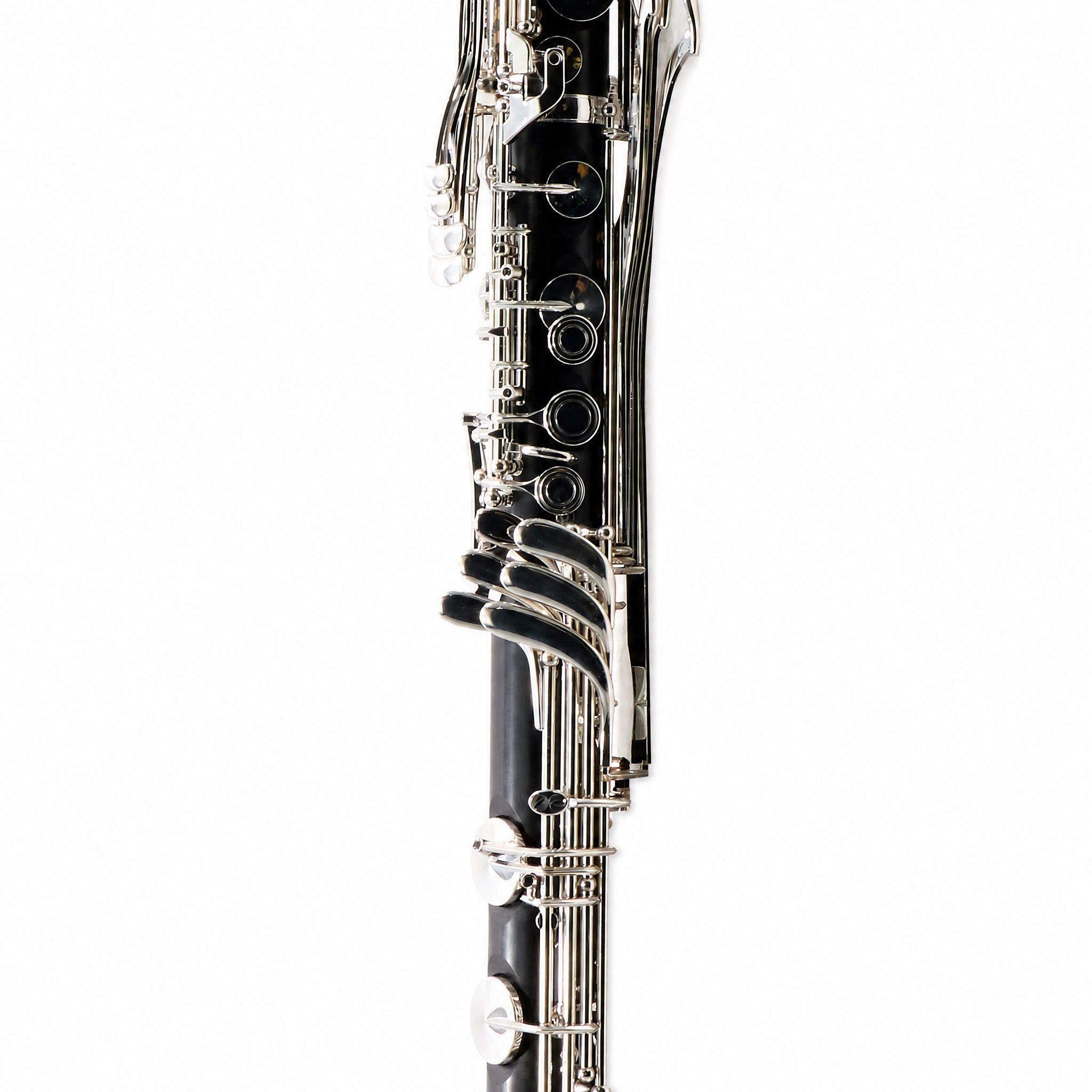 Backun BCLBBQG-C-SK Q-Series Professional Bass Clarinet in Grenadilla with Silver Keys