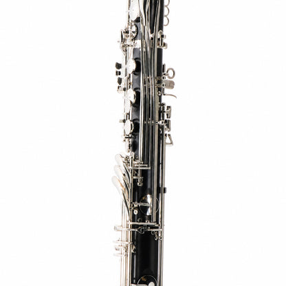 Backun BCLBBQG-C-SK Q-Series Professional Bass Clarinet in Grenadilla with Silver Keys
