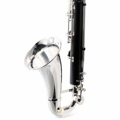 Backun BCLBBQG-C-SK Q-Series Professional Bass Clarinet in Grenadilla with Silver Keys