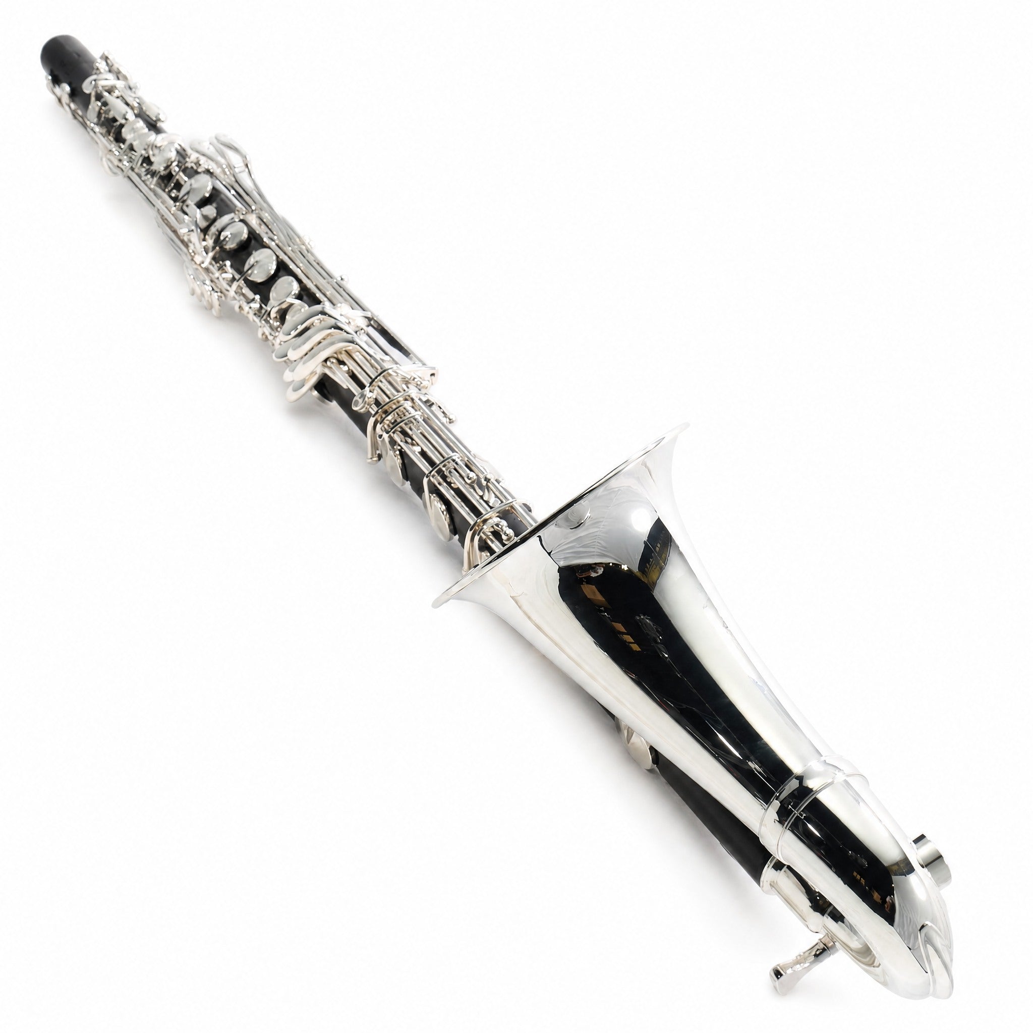 Backun BCLBBQG-C-SK Q-Series Professional Bass Clarinet in Grenadilla with Silver Keys