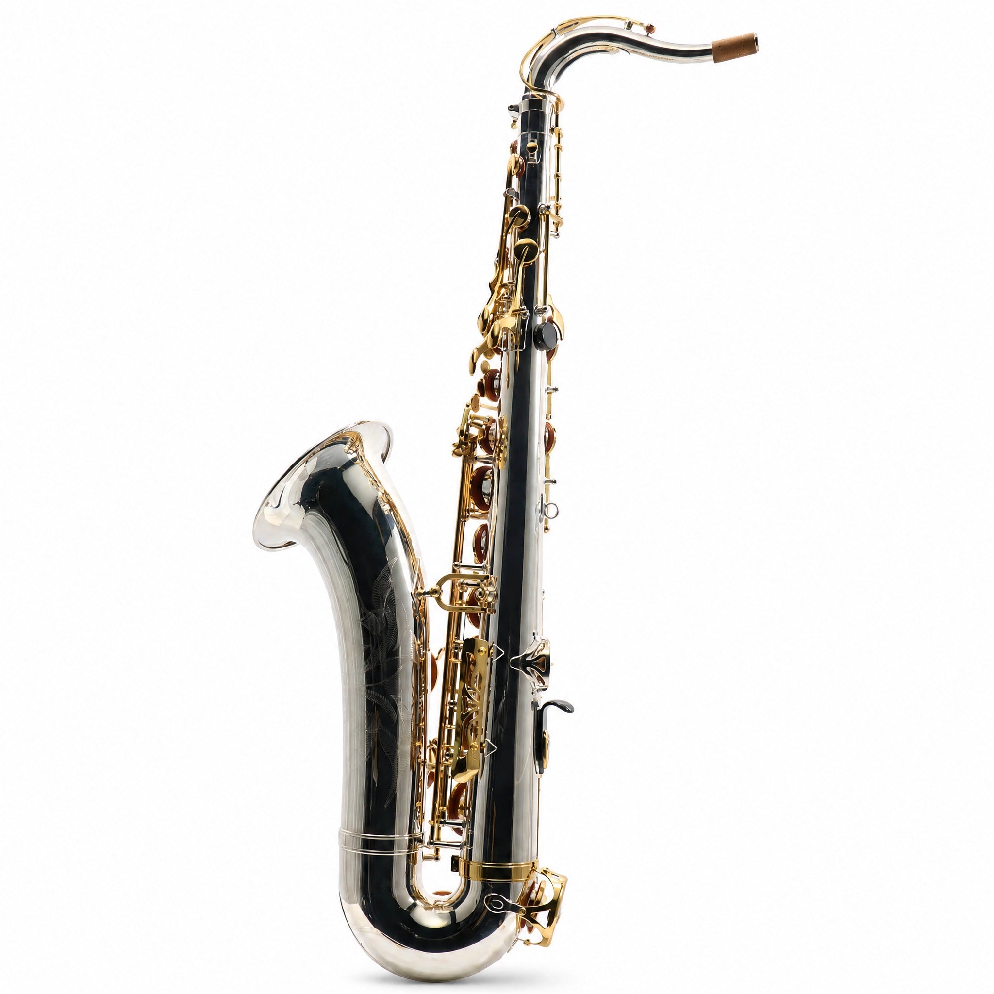 Yamaha YTS-480SGLKY Intermediate Tenor Saxophone in Silver Plate