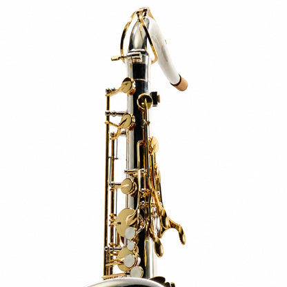 Yamaha YTS-480SGLKY Intermediate Tenor Saxophone in Silver Plate