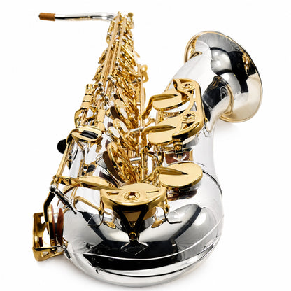 Yamaha YTS-480SGLKY Intermediate Tenor Saxophone in Silver Plate