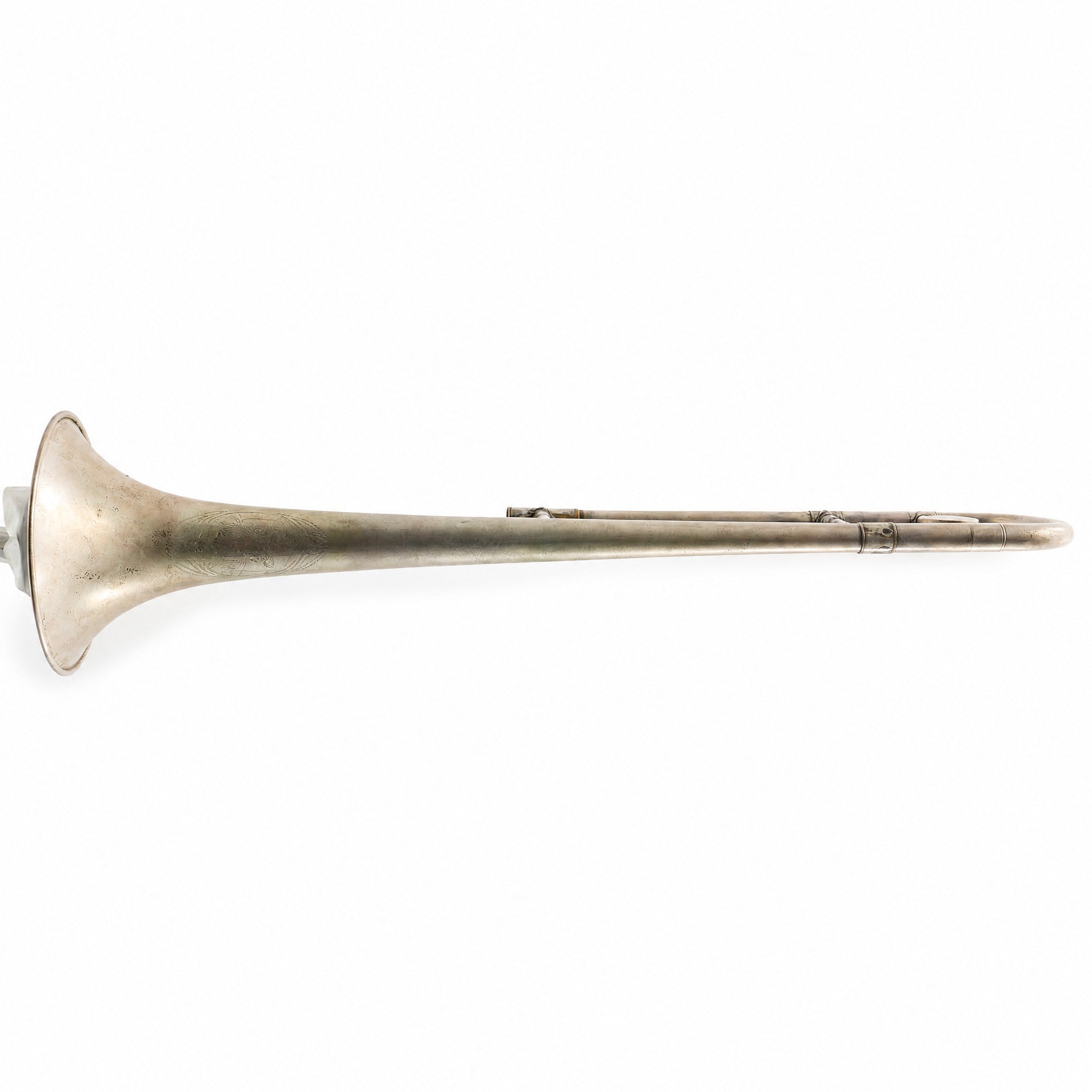 Cavalier Student Straight Tenor Trombone in Silver Plate RESTORATION PROJECT