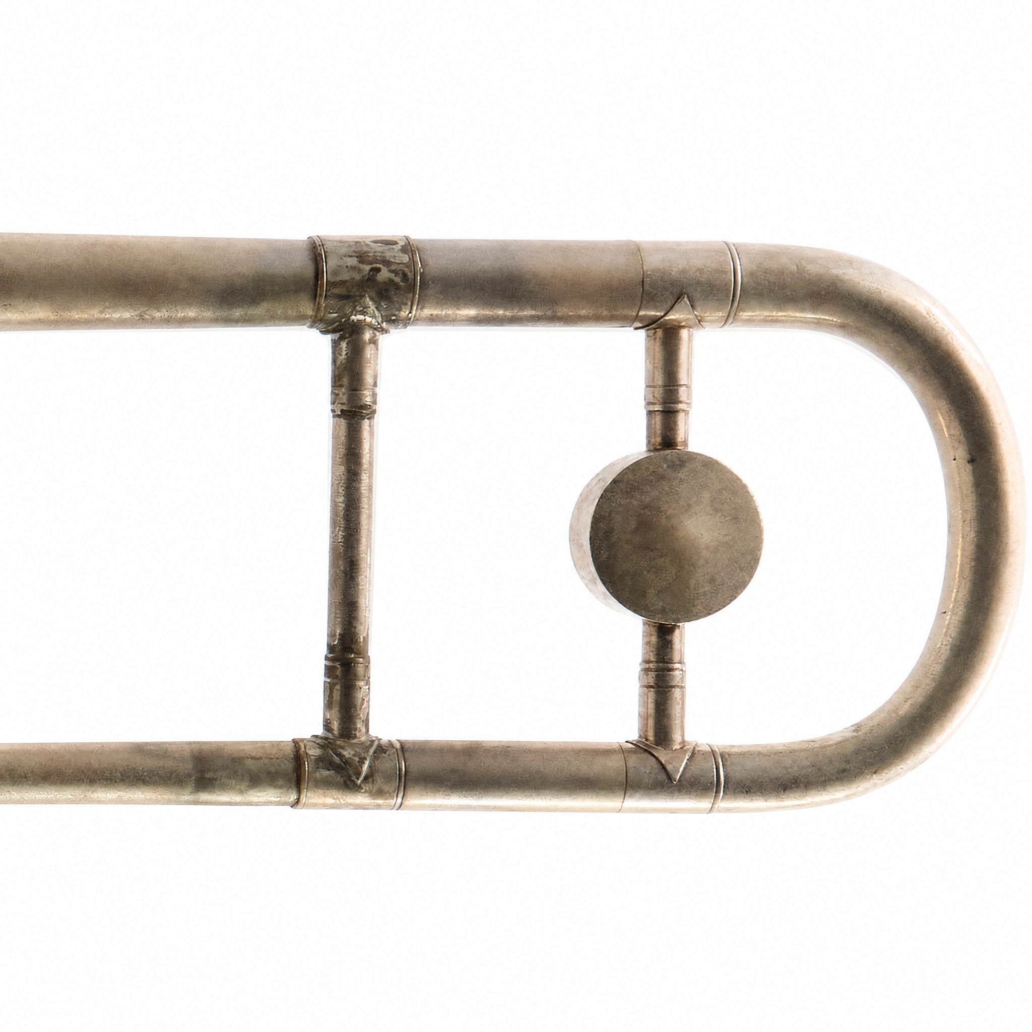 Cavalier Student Straight Tenor Trombone in Silver Plate RESTORATION PROJECT