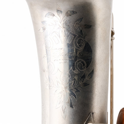 Frank Holton & Co. Tenor Saxophone in Silver Plate RESTORATION PROJECT
