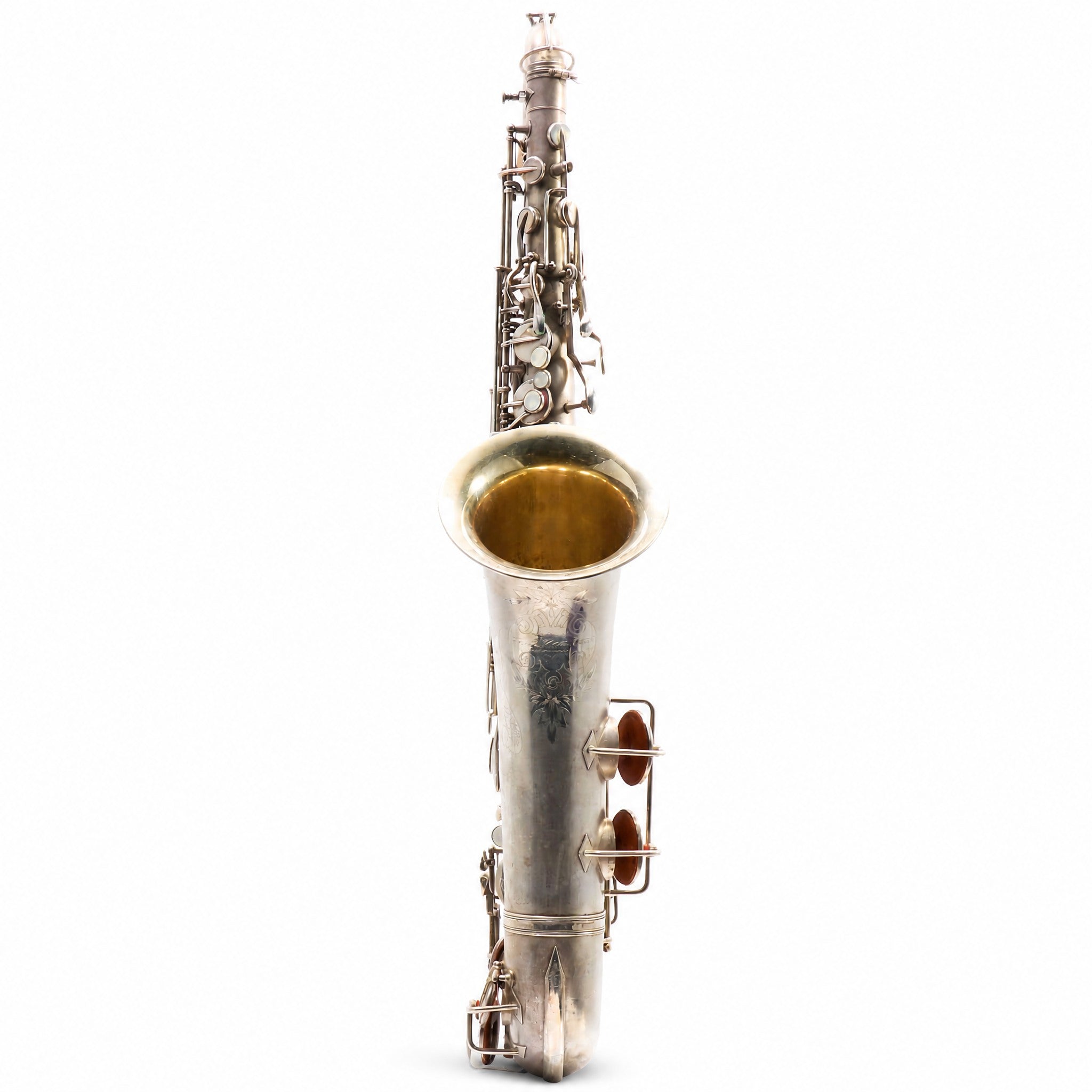 Frank Holton & Co. Tenor Saxophone in Silver Plate RESTORATION PROJECT